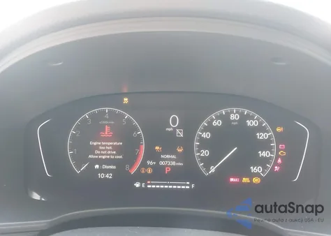 2025 Honda Civic Sport z USA, uszkodzony, nr VIN 19XFL2H85SE010184